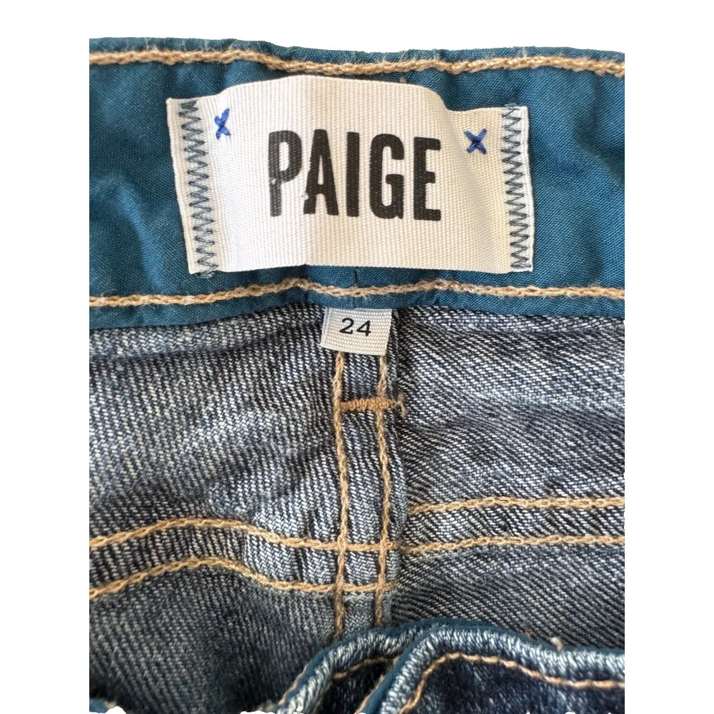PAIGE Skinny Jeans Size 24 Skyline Ankle Peg EUC